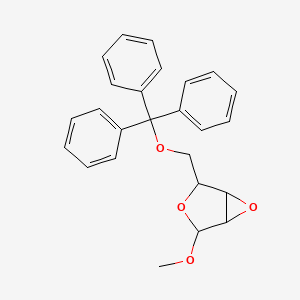 Methyl 2,3-anhydro-5-O-trityl-alpha-d-ribofuranoside