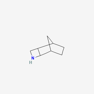 molecular formula C8H13N B1373158 3-Azatricyclo[4.2.1.0^{2,5}]nonane CAS No. 3927-46-6