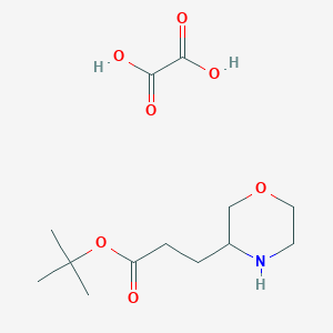 molecular formula C13H23NO7 B1373162 叔丁基 3-吗啉-3-基丙酸草酸酯 CAS No. 1260639-31-3