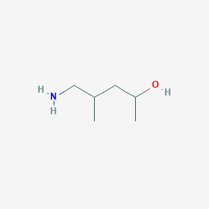 molecular formula C6H15NO B1373169 5-Amino-4-methylpentan-2-ol CAS No. 1333608-52-8