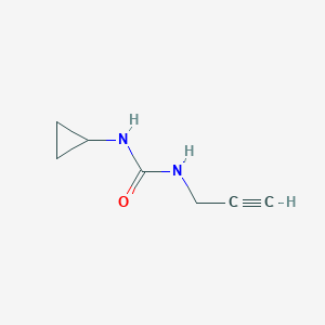 molecular formula C7H10N2O B1373171 1-环丙基-3-(丙-2-炔-1-基)脲 CAS No. 1249183-21-8
