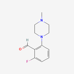 2-fluoro-6-(4-methyl-1-piperazinyl)Benzaldehyde