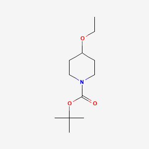 molecular formula C12H23NO3 B1373183 tert-Butyl 4-ethoxypiperidine-1-carboxylate CAS No. 460367-82-2