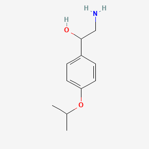 molecular formula C11H17NO2 B1373187 2-氨基-1-[4-(异丙氧基)苯基]乙醇 CAS No. 1181405-27-5