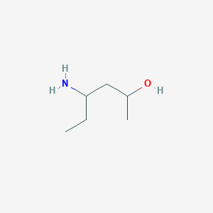 molecular formula C6H15NO B1373190 4-Aminohexan-2-ol CAS No. 1565989-00-5