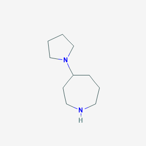 molecular formula C10H20N2 B1373198 4-(Pyrrolidin-1-yl)azepane CAS No. 933733-50-7