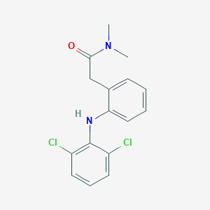 B137320 2-[2-(2,6-dichloroanilino)phenyl]-N,N-dimethylacetamide CAS No. 21789-06-0