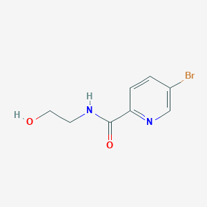 molecular formula C8H9BrN2O2 B1373203 5-bromo-N-(2-hydroxyethyl)pyridine-2-carboxamide CAS No. 1289059-55-7
