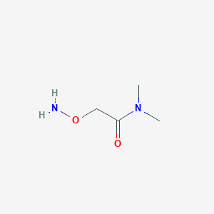 molecular formula C4H10N2O2 B1373205 2-aminooxy-N,N-dimethylacetamide CAS No. 138224-86-9