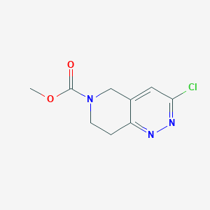 methyl 3-chloro-5H,6H,7H,8H-pyrido[4,3-c]pyridazine-6-carboxylate
