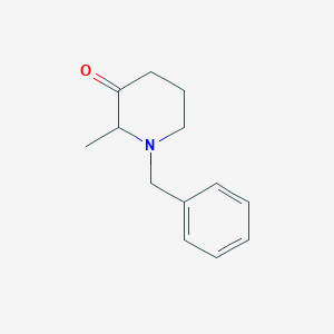 molecular formula C13H17NO B1373213 1-苄基-2-甲基哌啶-3-酮 CAS No. 74798-56-4