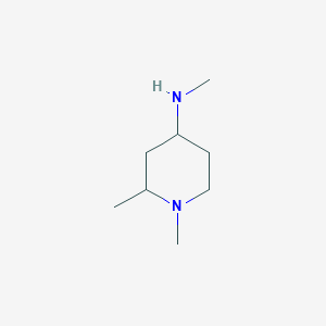 molecular formula C8H18N2 B1373214 N,1,2-trimethylpiperidin-4-amine CAS No. 90203-06-8