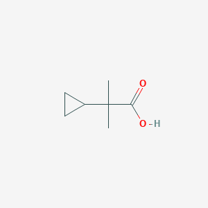molecular formula C7H12O2 B1373224 2-环丙基-2-甲基丙酸 CAS No. 71199-13-8