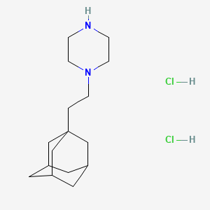 molecular formula C16H30Cl2N2 B1373225 1-[2-(Adamantan-1-yl)ethyl]piperazine dihydrochloride CAS No. 1311316-88-7