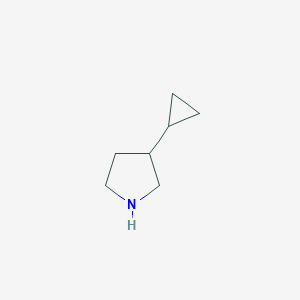B1373233 3-Cyclopropylpyrrolidine CAS No. 1250004-31-9