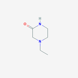 molecular formula C6H12N2O B137324 4-Ethylpiperazin-2-one CAS No. 155595-73-6