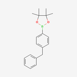 molecular formula C19H23BO2 B1373240 4-Benzylphenylboronic acid pinacol ester CAS No. 911708-01-5