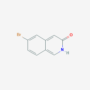 molecular formula C9H6BrNO B1373249 6-Bromo-3-hydroxyisoquinoline CAS No. 1031927-91-9