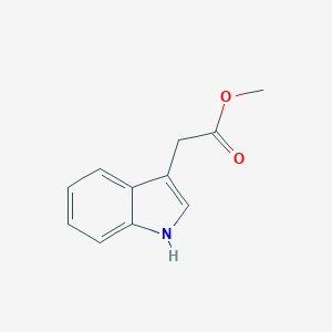 molecular formula C11H11NO2 B137327 methyl 2-(1H-indol-3-yl)acetate CAS No. 1912-33-0