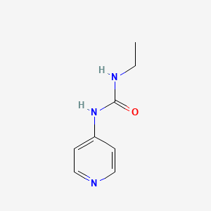 molecular formula C8H11N3O B13732774 1-Ethyl-3-(4-pyridyl)urea CAS No. 46117-17-3