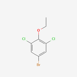 molecular formula C8H7BrCl2O B1373285 5-Bromo-1,3-dichloro-2-ethoxybenzene CAS No. 749932-70-5