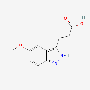 3-(5-Methoxy-1H-indazol-3-YL)propanoic acid