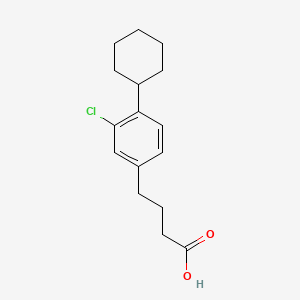 Butyric acid, 4-(3-chloro-4-cyclohexylphenyl)-