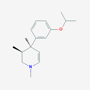 molecular formula C17H25NO B13732969 (3S,4R)-1,3,4-trimethyl-4-(3-propan-2-yloxyphenyl)-2,3-dihydropyridine 