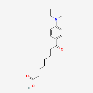 B1373304 8-[4-(N,N-Diethylamino)phenyl]-8-oxooctanoic acid CAS No. 951889-35-3