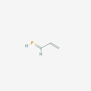 molecular formula C3H5P B137331 Phosphine, 1,2-propadienyl- CAS No. 133672-87-4