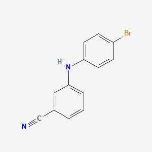 molecular formula C13H9BrN2 B1373318 N-(4-溴苯基)-N-(3-氰基苯基)胺 CAS No. 458550-45-3