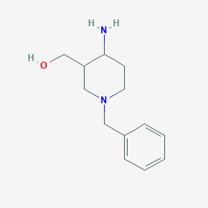 molecular formula C13H20N2O B1373328 (4-氨基-1-苄基哌啶-3-基)甲醇 CAS No. 1334146-54-1