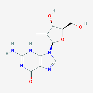 molecular formula C11H13N5O4 B137334 2/'-Deoxy-2/'-methyleneguanosine CAS No. 141320-64-1