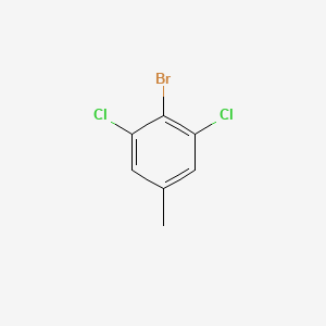 molecular formula C7H5BrCl2 B1373346 2-Bromo-1,3-dichloro-5-methylbenzene CAS No. 19393-93-2