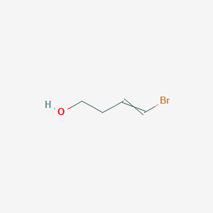 molecular formula C4H7BrO B1373347 4-Bromobut-3-en-1-ol CAS No. 306749-29-1