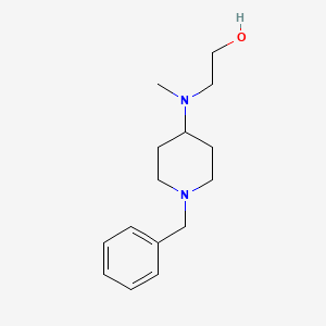 molecular formula C15H24N2O B1373356 2-[(1-Benzyl-piperidin-4-yl)-methyl-amino]-ethanol CAS No. 1306607-03-3