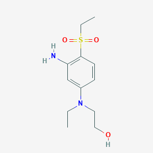 B1373379 2-[3-Amino(ethyl)-4-(ethylsulfonyl)anilino]-1-ethanol CAS No. 1220033-64-6