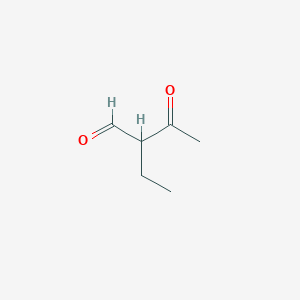 molecular formula C6H10O2 B137338 2-Ethyl-3-oxobutanal CAS No. 141939-89-1