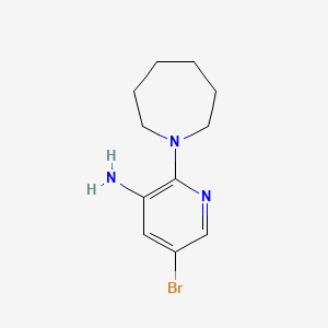 2-(Azepan-1-yl)-5-bromopyridin-3-amine