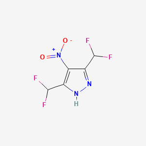 3,5-bis(difluoromethyl)-4-nitro-1H-pyrazole
