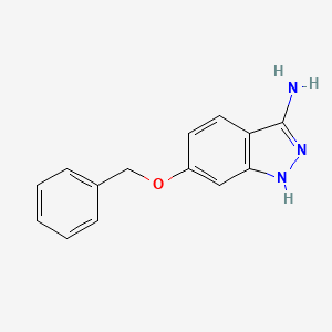 molecular formula C14H13N3O B1373402 6-(Benzyloxy)-1H-indazol-3-amine CAS No. 1167056-55-4