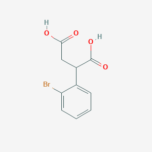 molecular formula C10H9BrO4 B1373404 2-(2-Bromophenyl)succinic acid CAS No. 20608-82-6