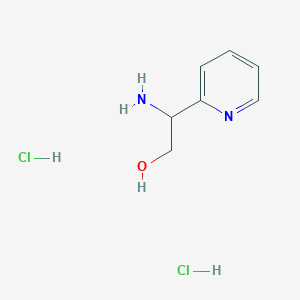 molecular formula C7H12Cl2N2O B1373424 2-Amino-2-(2-pyridyl)ethanol dihydrochloride CAS No. 1187930-63-7