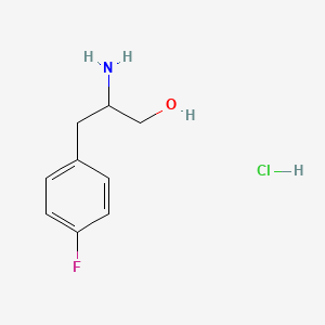 molecular formula C9H13ClFNO B1373434 2-Amino-3-(4-fluorophenyl)propan-1-ol CAS No. 35373-69-4