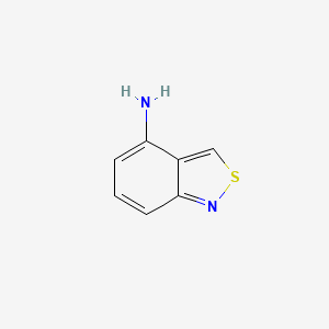 molecular formula C7H6N2S B1373442 Benzo[C]isothiazol-4-amine CAS No. 56910-92-0