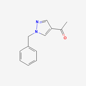 molecular formula C12H12N2O B1373447 1-(1-苄基-1H-吡唑-4-基)-乙酮 CAS No. 1188263-60-6
