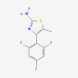 5-Methyl-4-(2,4,6-trifluorophenyl)-1,3-thiazol-2-amine
