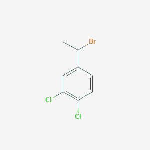 molecular formula C8H7BrCl2 B1373469 4-(1-Bromoethyl)-1,2-dichlorobenzene CAS No. 192702-37-7