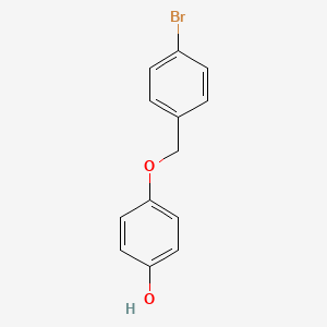 molecular formula C13H11BrO2 B1373481 4-[(4-Bromophenyl)methoxy]phenol CAS No. 54589-52-5