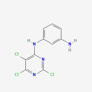 4-(m-Aminoanilino)-2,5,6-trichloropyrimidine